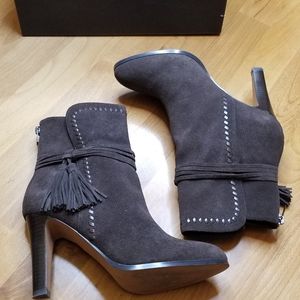 Coach Jessie Suede Brown Boots Size 10